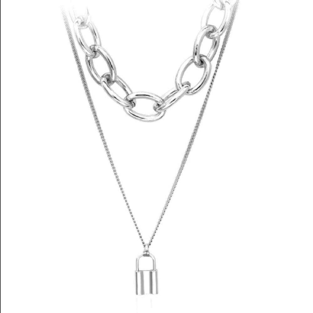 Pad Lock necklace 💎